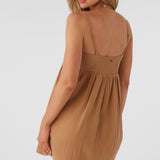 Hadia Crinkle Double Gauze Mini Dress