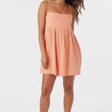 Hadia Crinkle Double Gauze Mini Dress