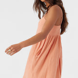 Hadia Crinkle Double Gauze Mini Dress