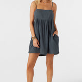 Hadia Crinkle Double Gauze Mini Dress