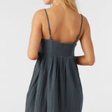 Hadia Crinkle Double Gauze Mini Dress