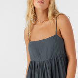 Hadia Crinkle Double Gauze Mini Dress