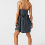 Hadia Crinkle Double Gauze Mini Dress