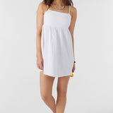 Hadia Crinkle Double Gauze Mini Dress