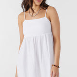 Hadia Crinkle Double Gauze Mini Dress