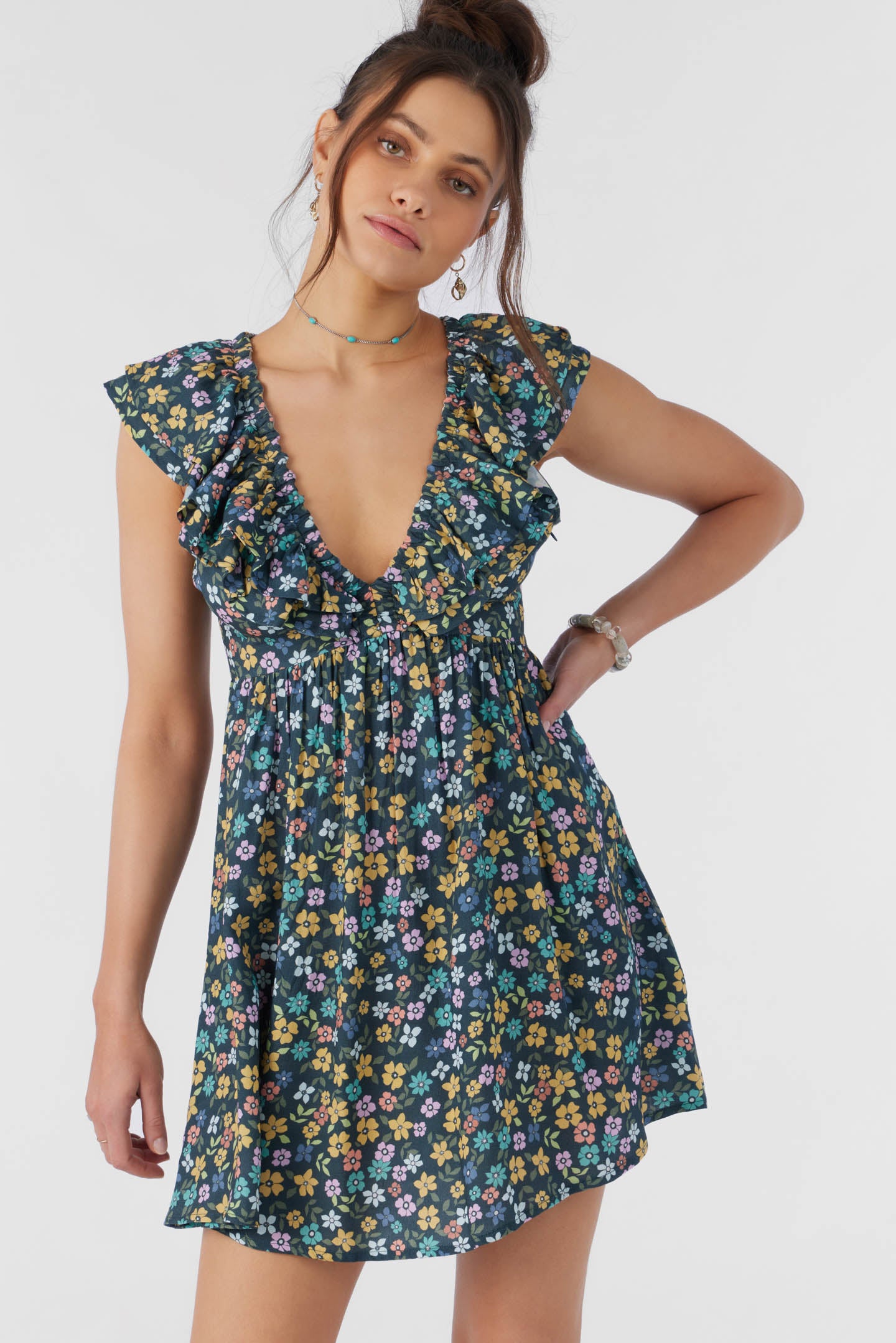 ZAINA LAYLA FLORAL DRESS