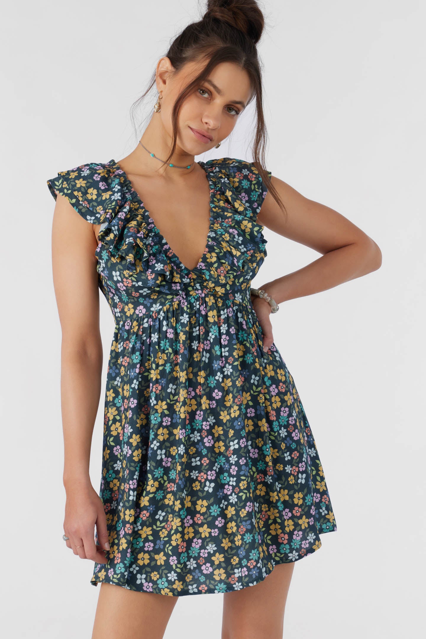 ZAINA LAYLA FLORAL DRESS