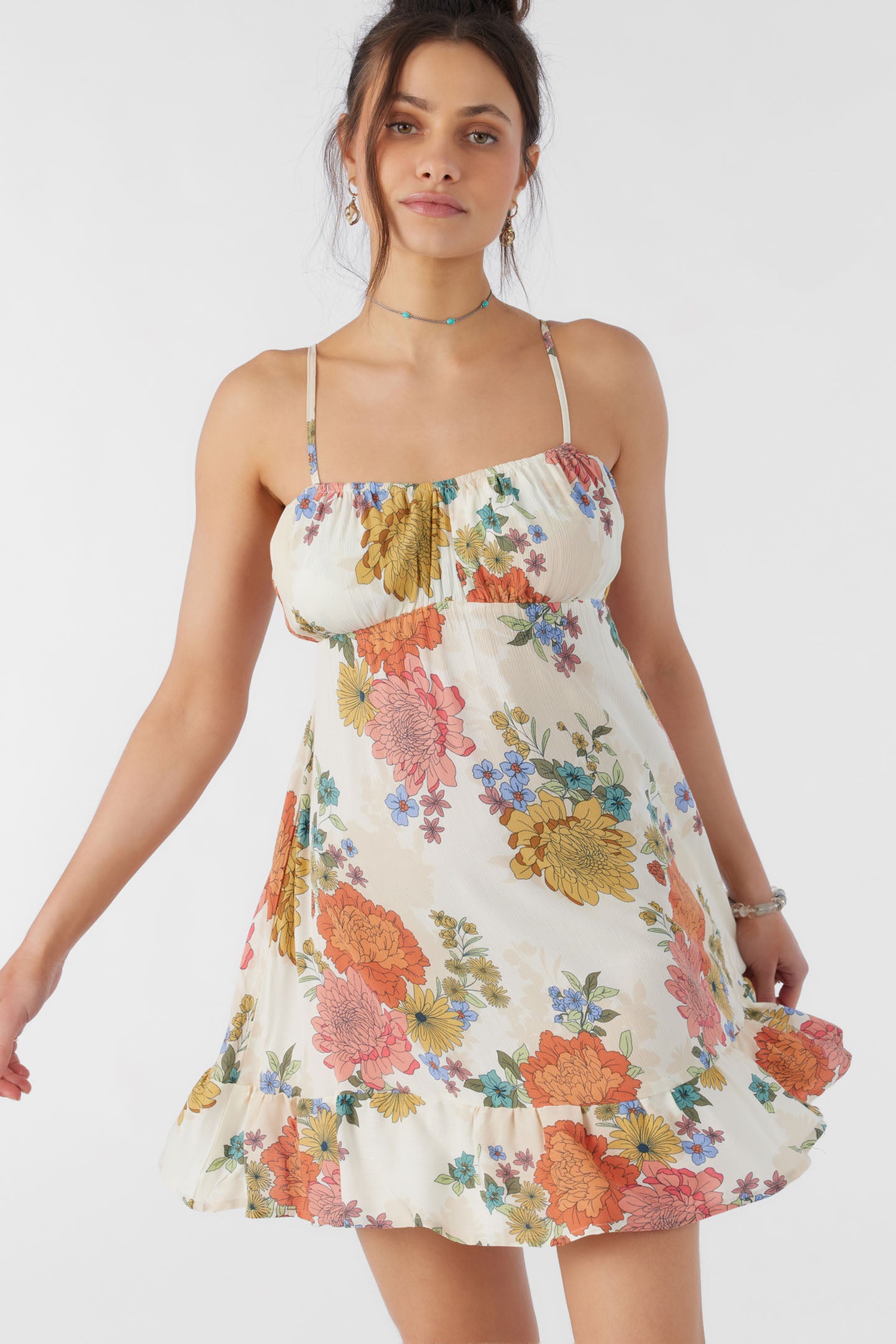 Marlie Short Dress - Winter White | O'Neill