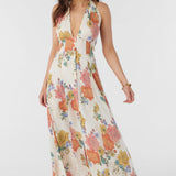 Jemma Kali Floral Halter Maxi Dress