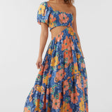 Aya Jadia Floral Maxi Dress