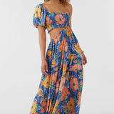 Aya Jadia Floral Maxi Dress