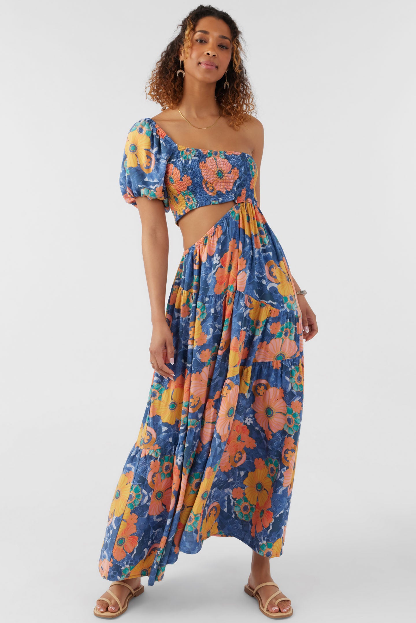 AYA JADIA FLORAL MAXI DRESS