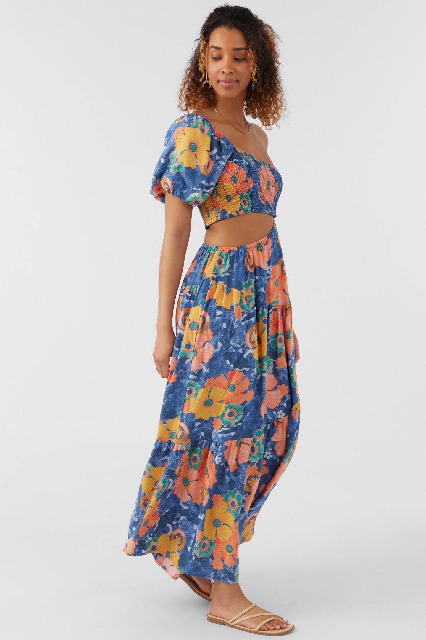 AYA JADIA FLORAL MAXI DRESS