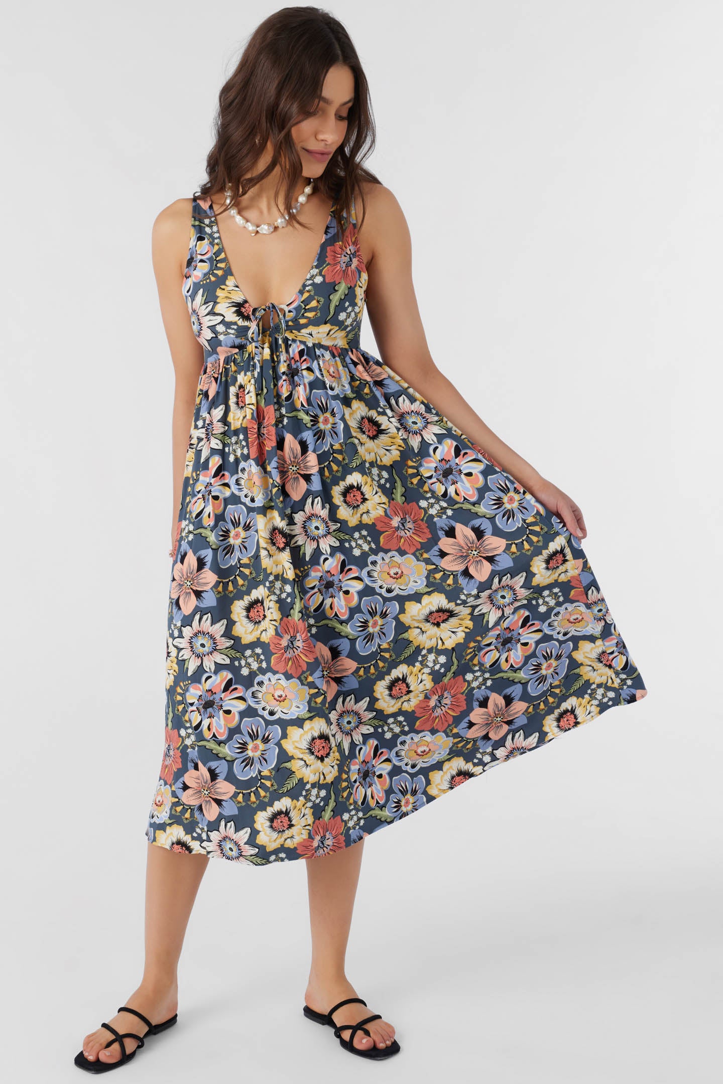 ISSY TALITHA FLORAL MIDI DRESS