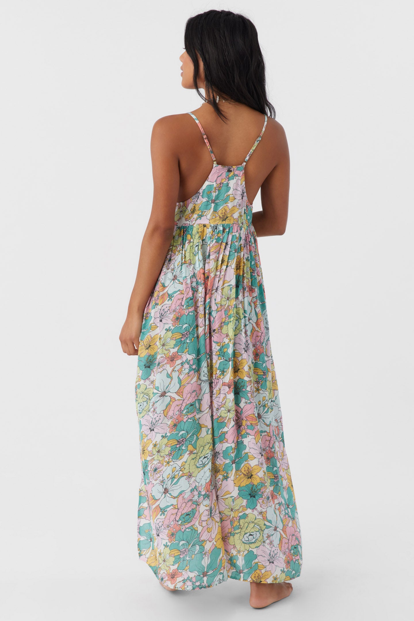 MEL MAXI JANIS FLORAL SWIM COVER-UP DRESS