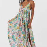 Mel Maxi Janis Floral Swim Cover-Up Dress