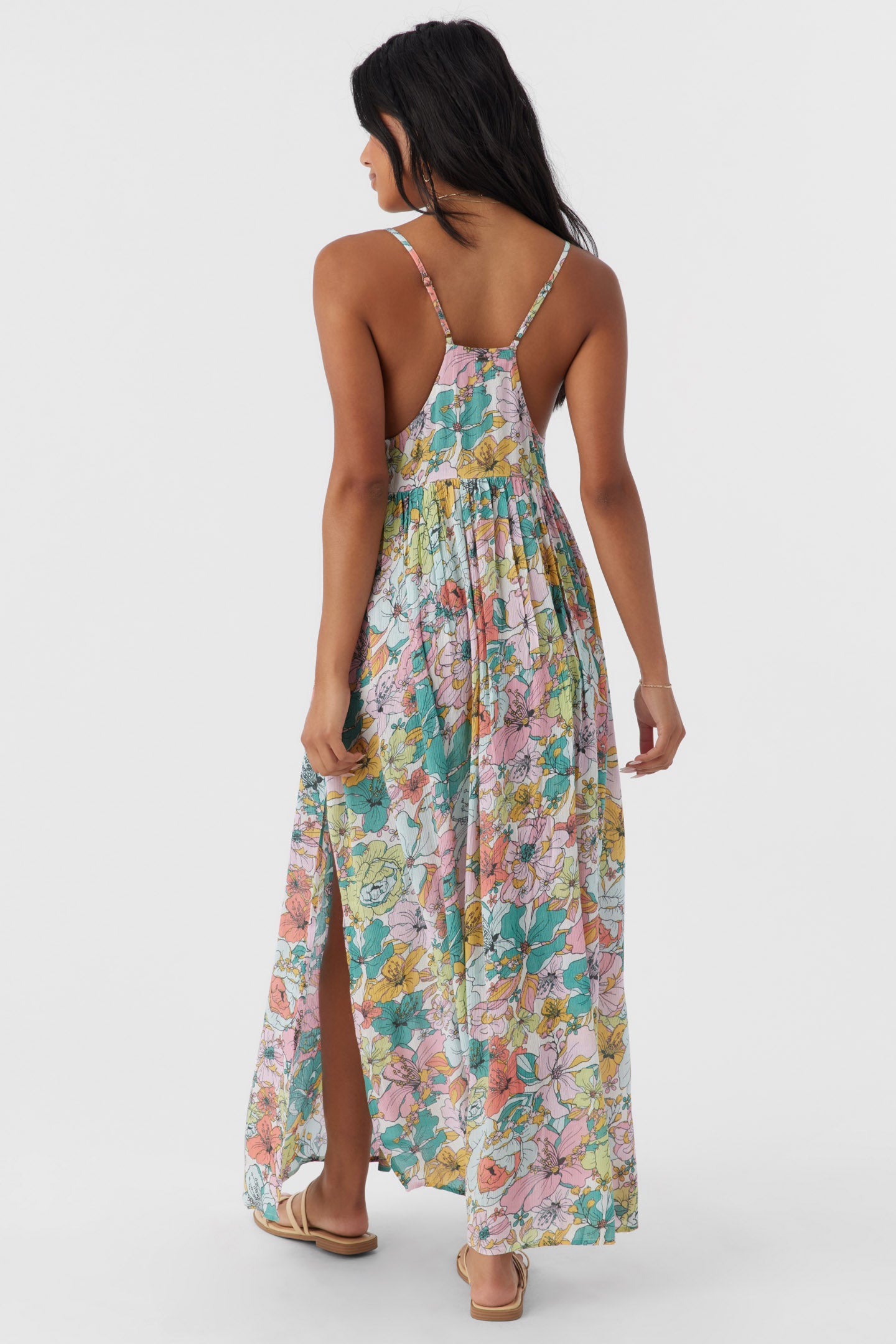 Mel Maxi Janis Floral Swim Cover-Up Dress - Multi Clr | O'Neill