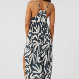 Mel Maxi Beach Hut Geo Swim Cover-Up Dress