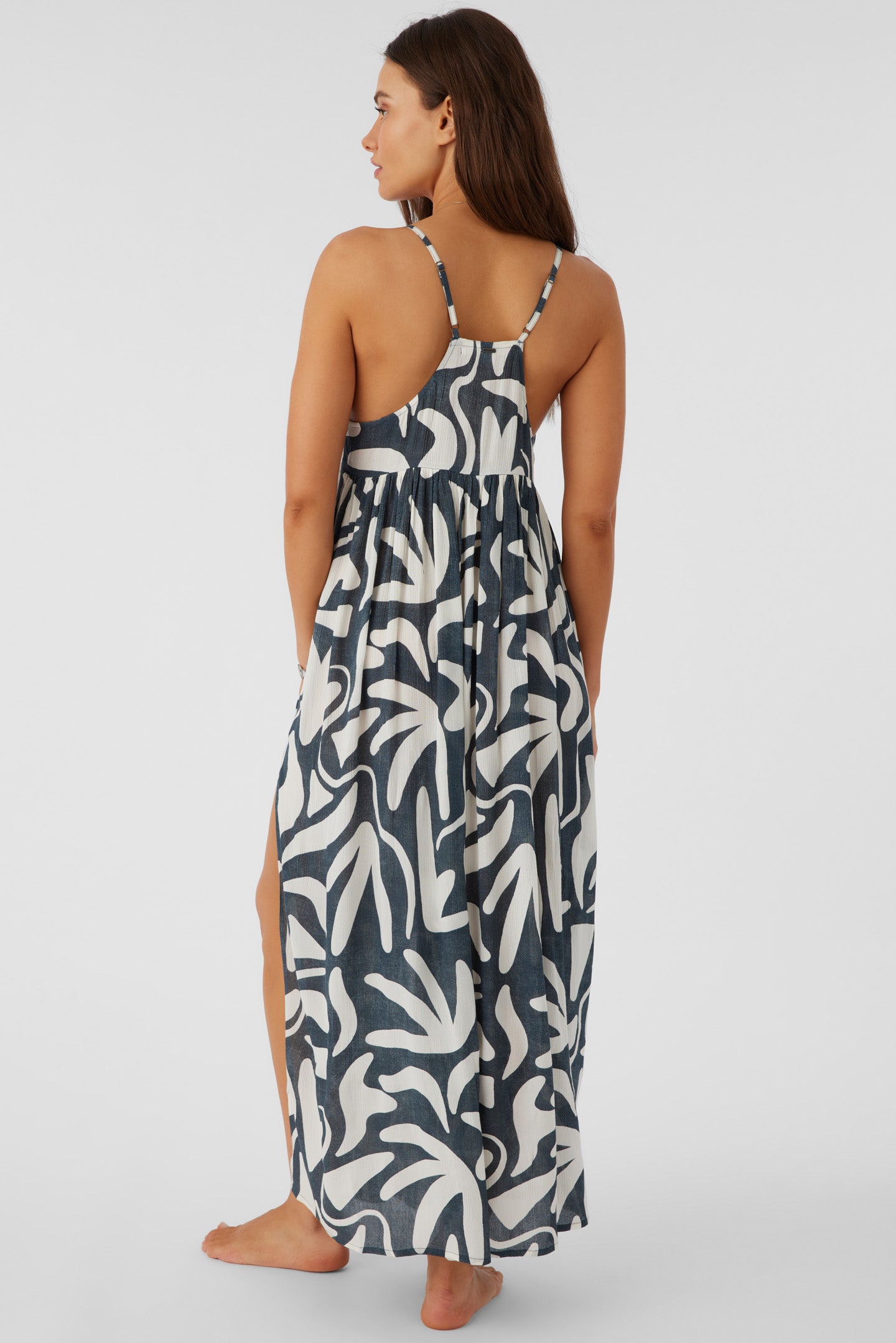 MEL MAXI BEACH HUT GEO SWIM COVER-UP DRESS