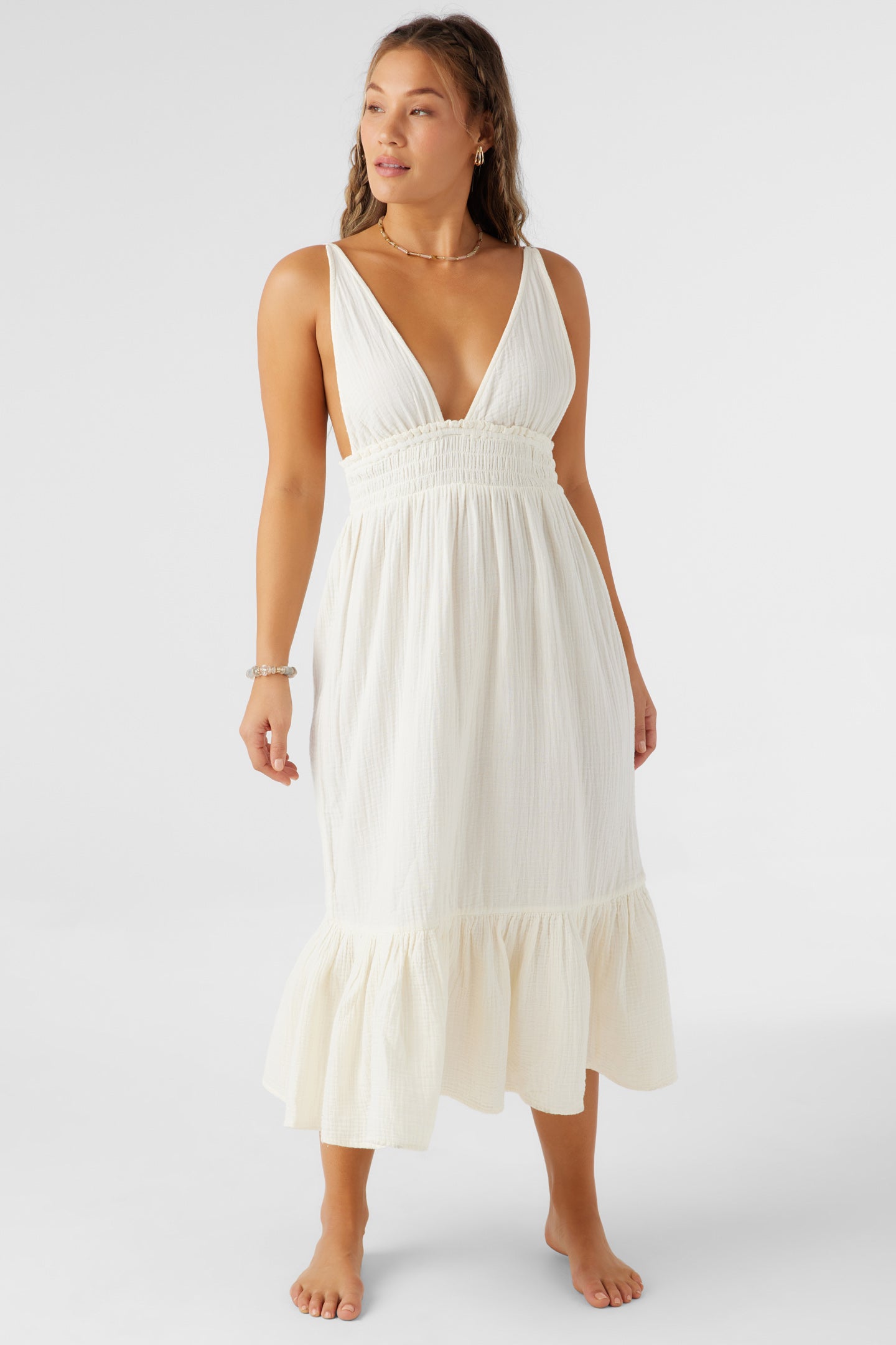 MARGEAUX DOUBLE GAUZE COVER-UP DRESS