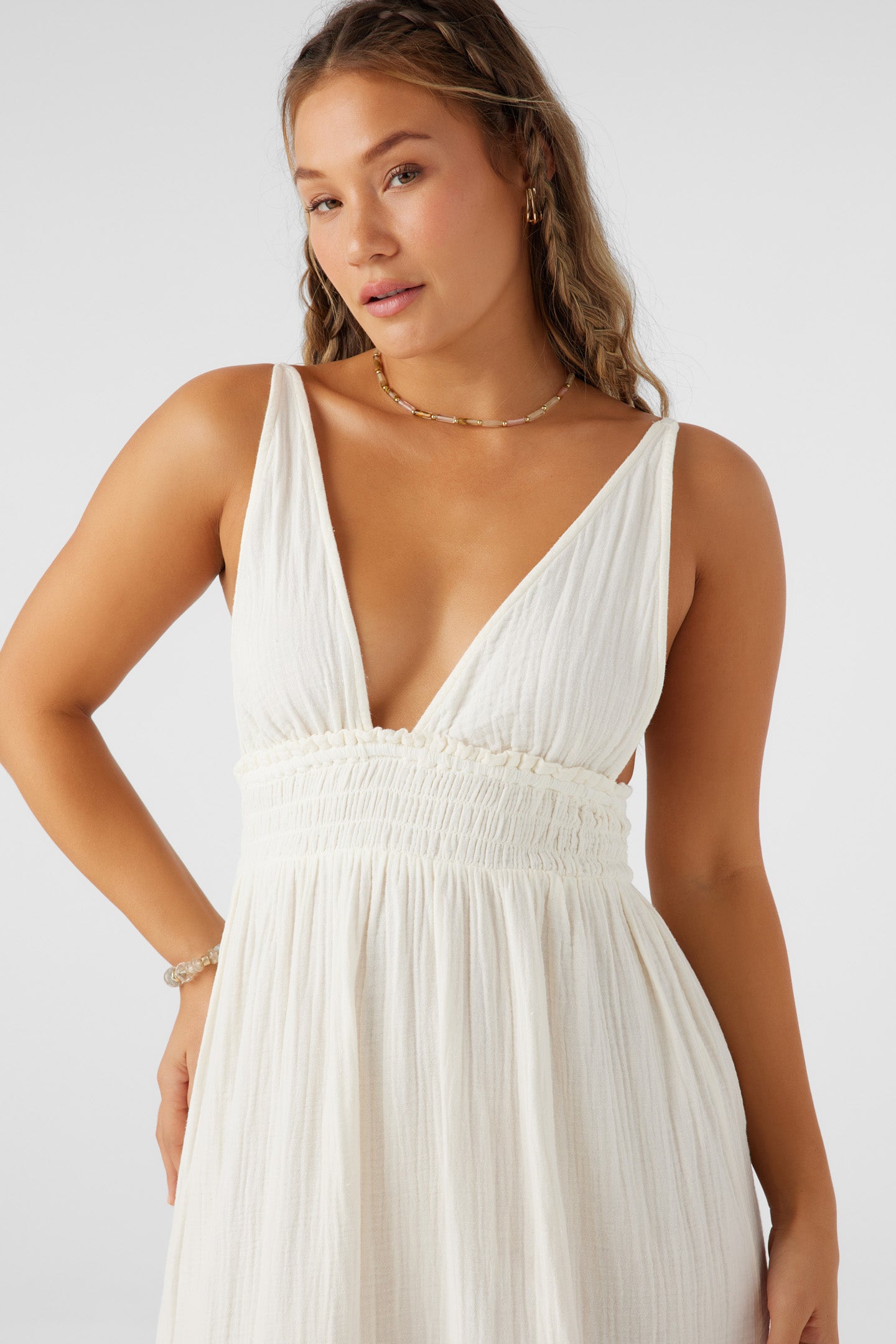 MARGEAUX DOUBLE GAUZE COVER-UP DRESS