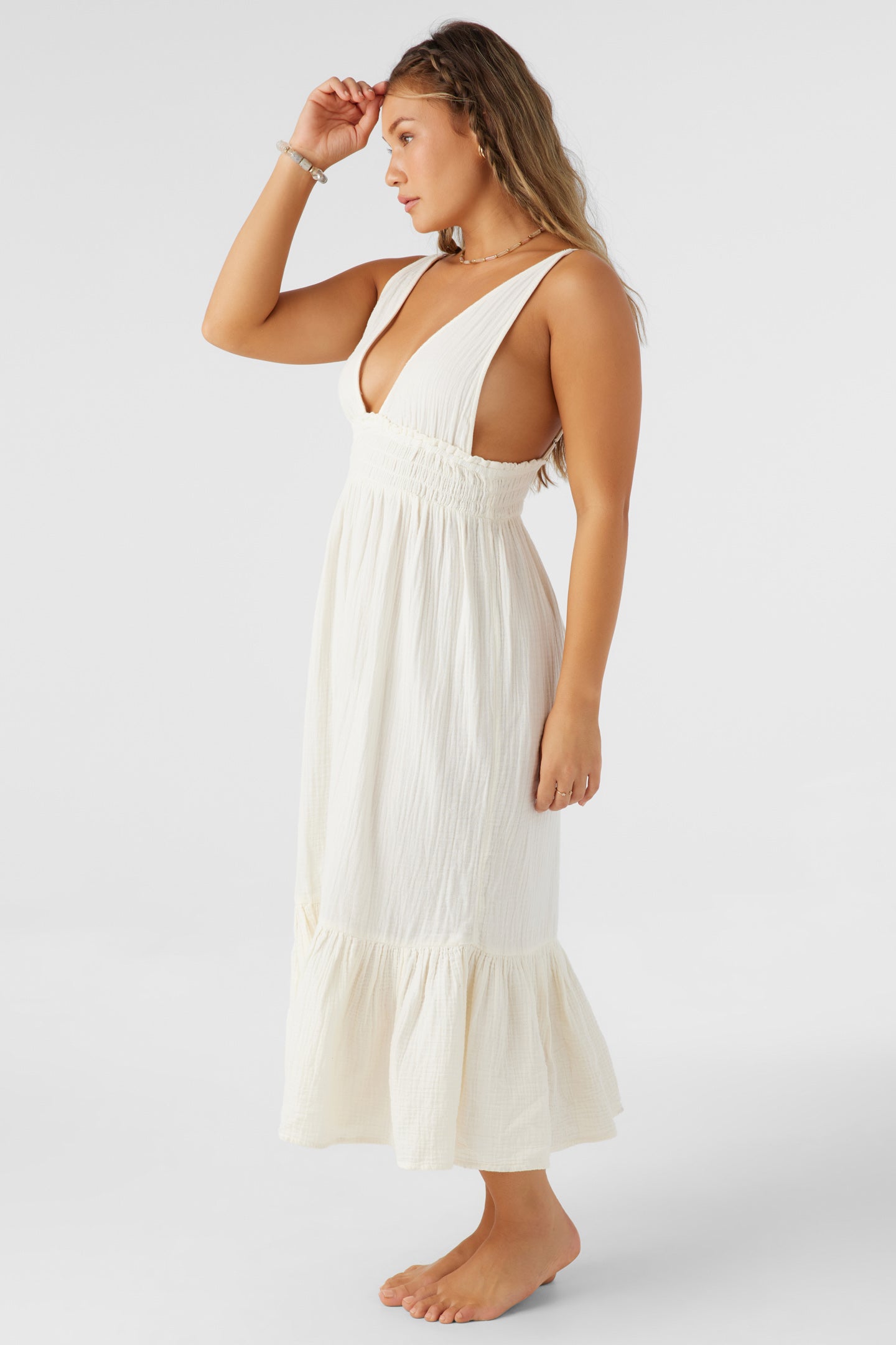 MARGEAUX DOUBLE GAUZE COVER-UP DRESS