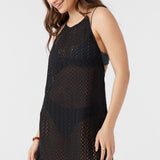 Mona Mini Crochet Lace Cover-Up Dress