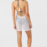 Mona Mini Crochet Lace Cover-Up Dress