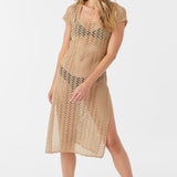 Nina Midi Crochet Lace Cover-Up Dress