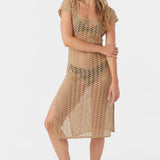 Nina Midi Crochet Lace Cover-Up Dress