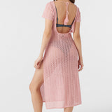 Nina Midi Crochet Lace Cover-Up Dress
