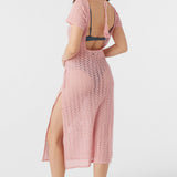Nina Midi Crochet Lace Cover-Up Dress