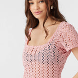 Nina Midi Crochet Lace Cover-Up Dress