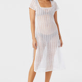 Nina Midi Crochet Lace Cover-Up Dress