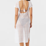 Nina Midi Crochet Lace Cover-Up Dress