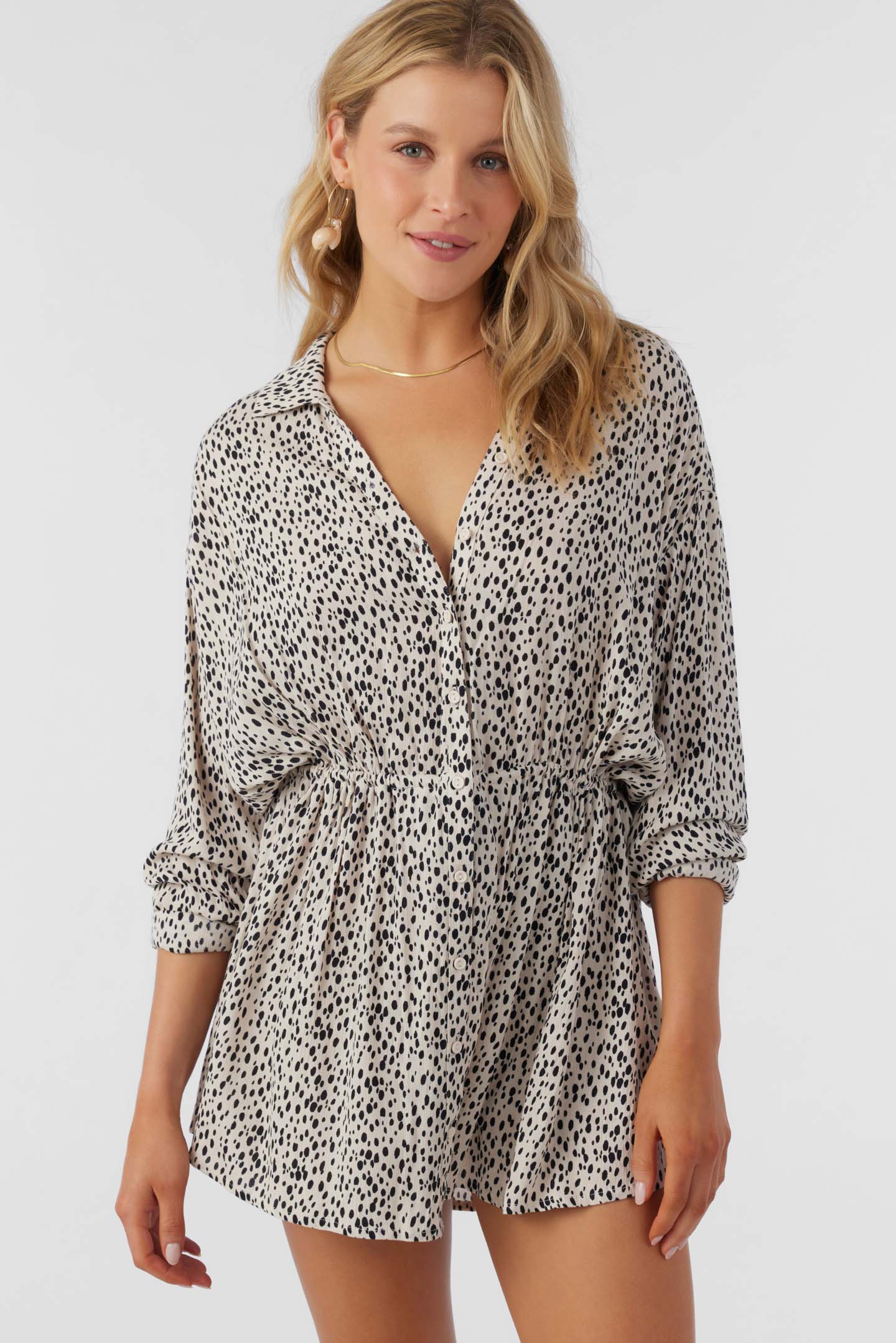 SALTWATER ESSENTIALS DREA ANIMAL CAMI COVER-UP TUNIC