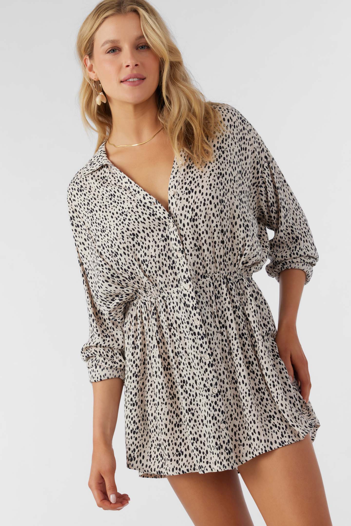 SALTWATER ESSENTIALS DREA ANIMAL CAMI COVER-UP TUNIC