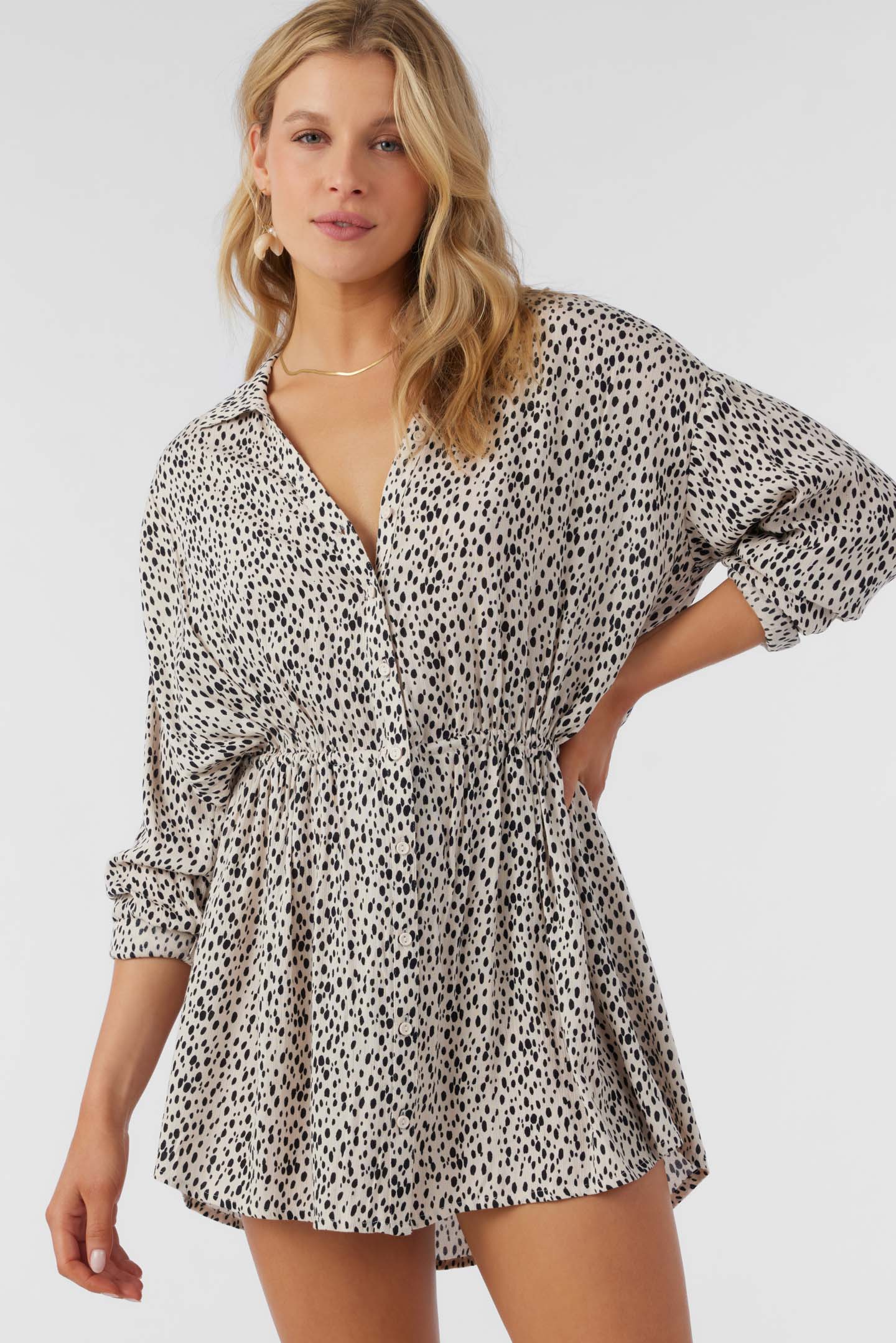 SALTWATER ESSENTIALS DREA ANIMAL CAMI COVER-UP TUNIC