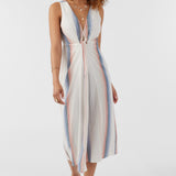 Flint Sundown Stripe Midi Dress