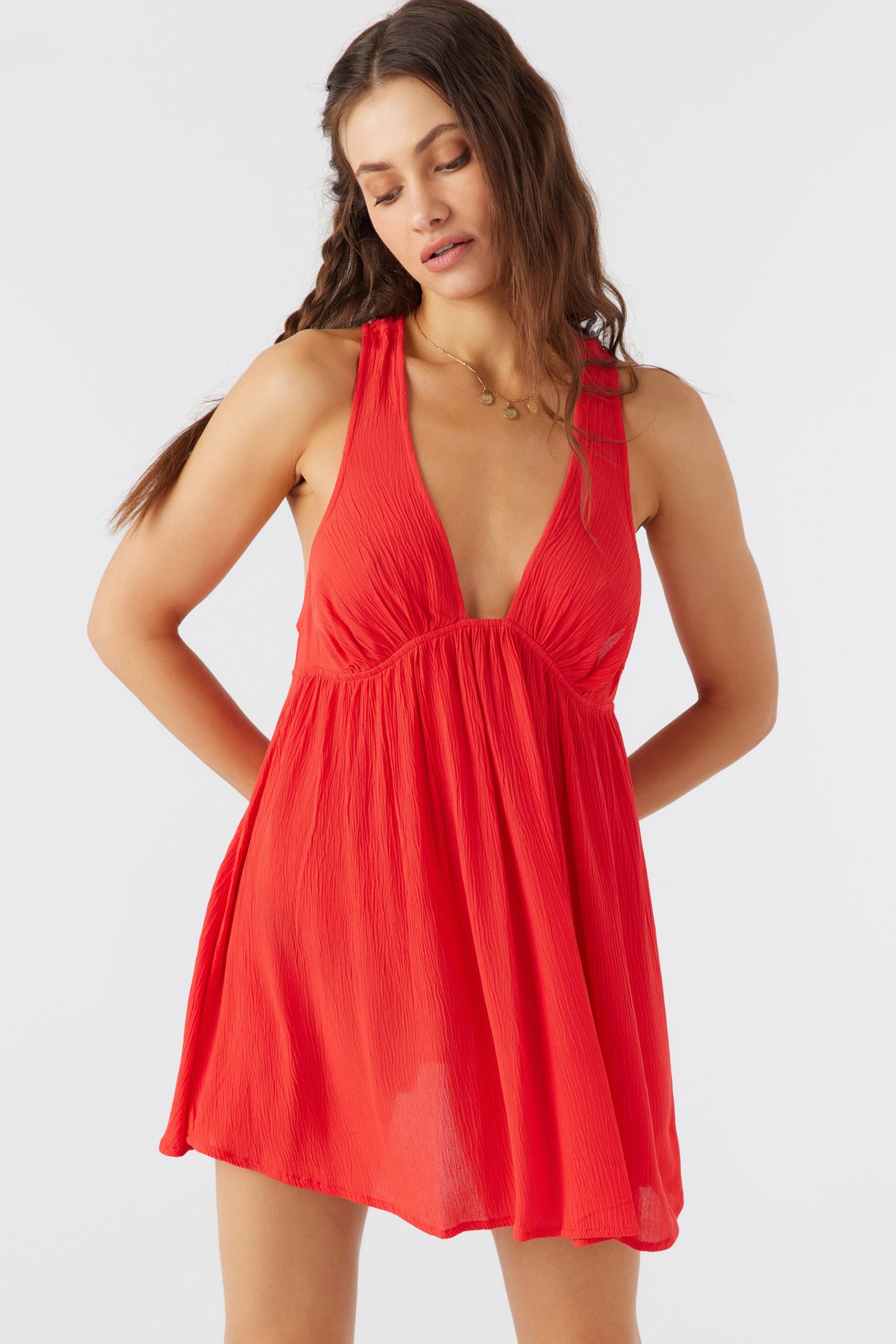 SALTWATER SOLIDS SARAH TUNIC SWIM COVER-UP