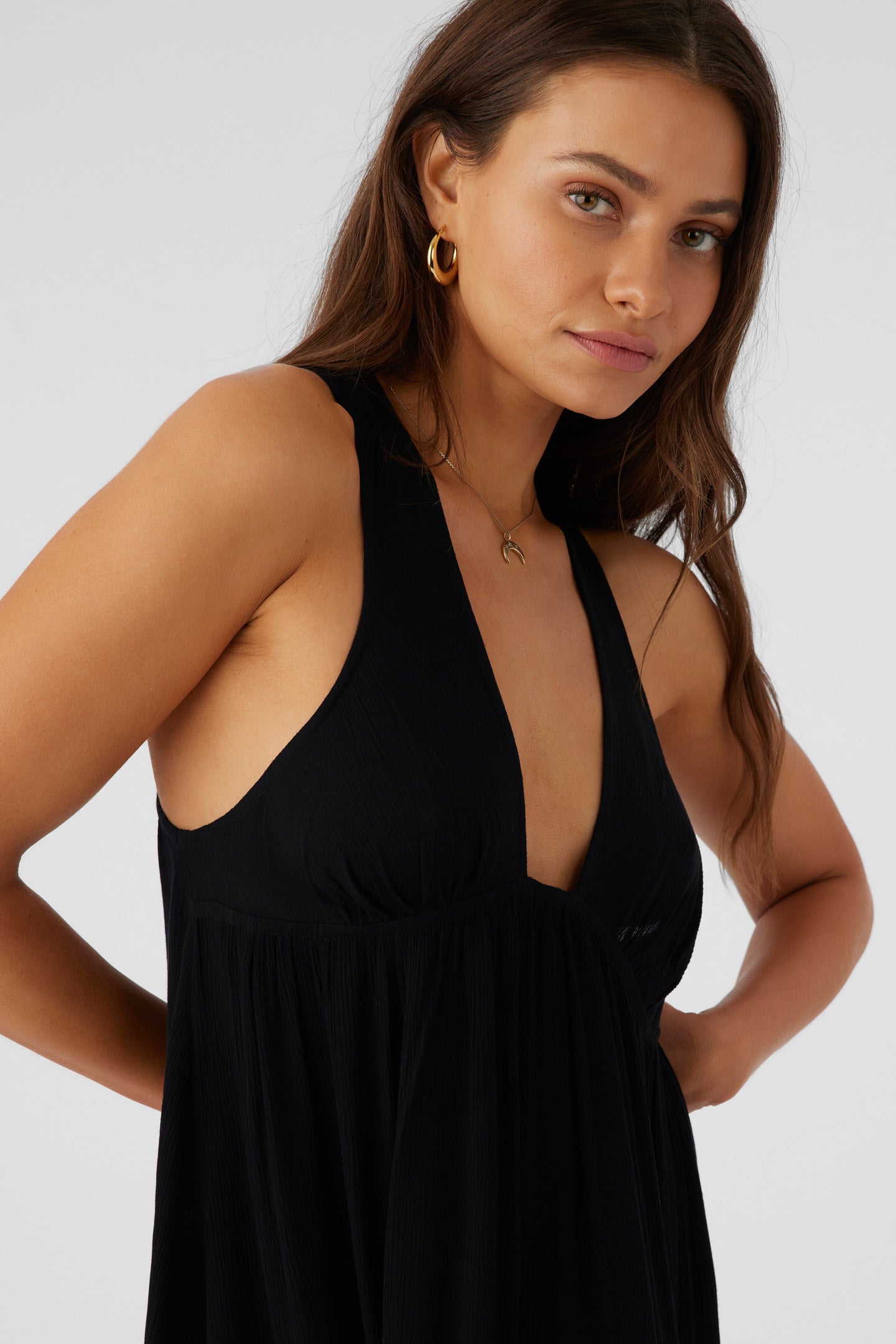 SALTWATER SOLIDS SARAH TUNIC SWIM COVER-UP