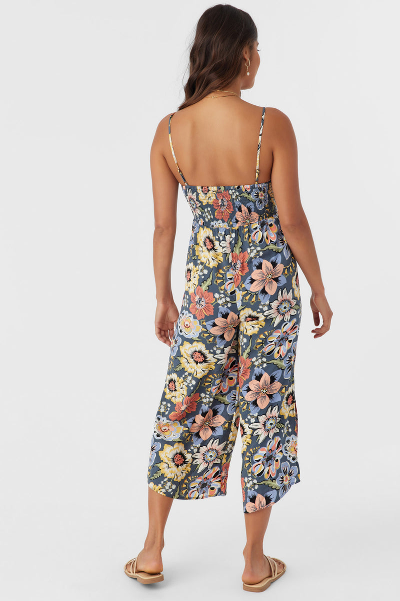 Keiko Talitha Floral Jumpsuit - Slate | O'Neill