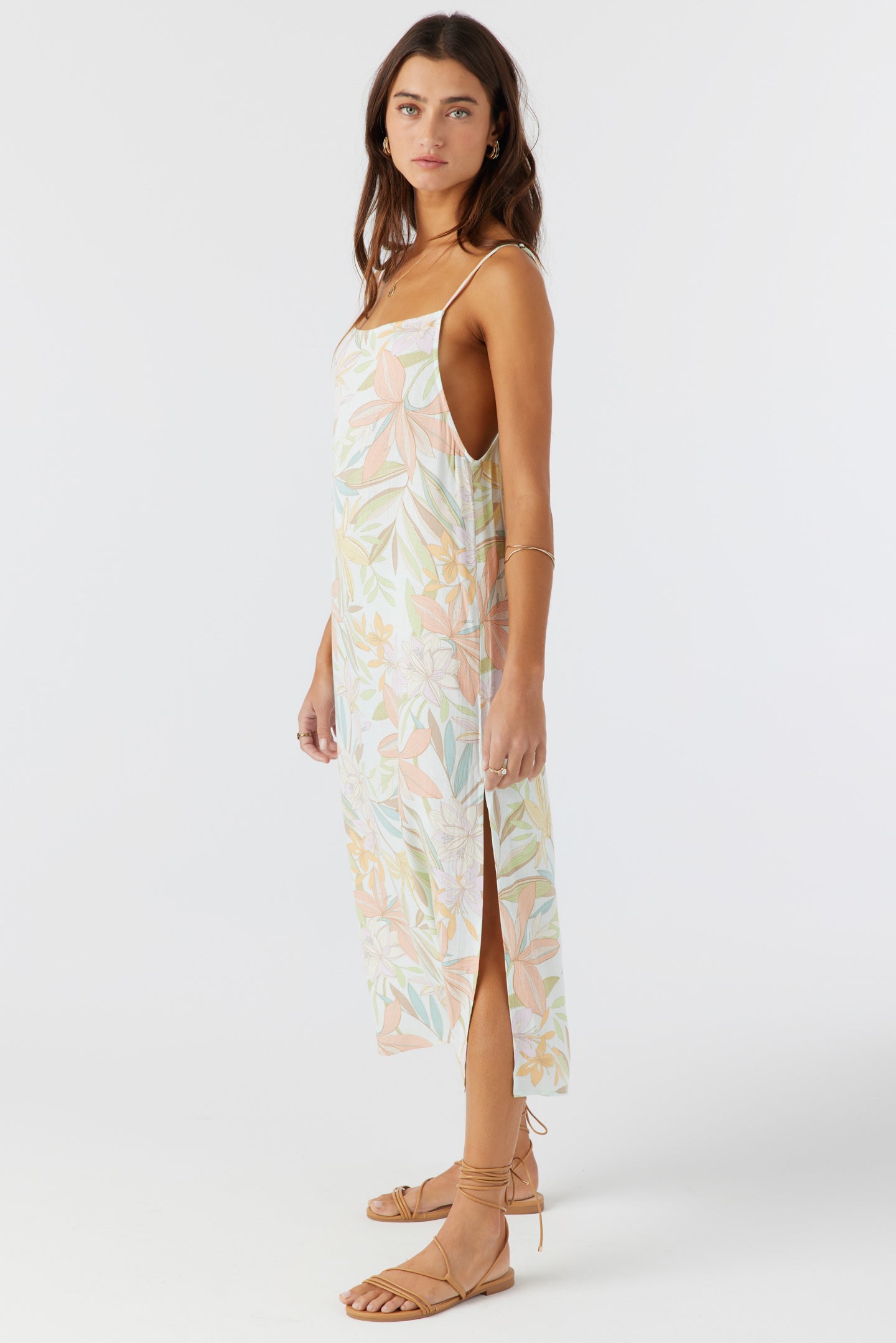 FLYNN DALIA FLORAL MIDI DRESS