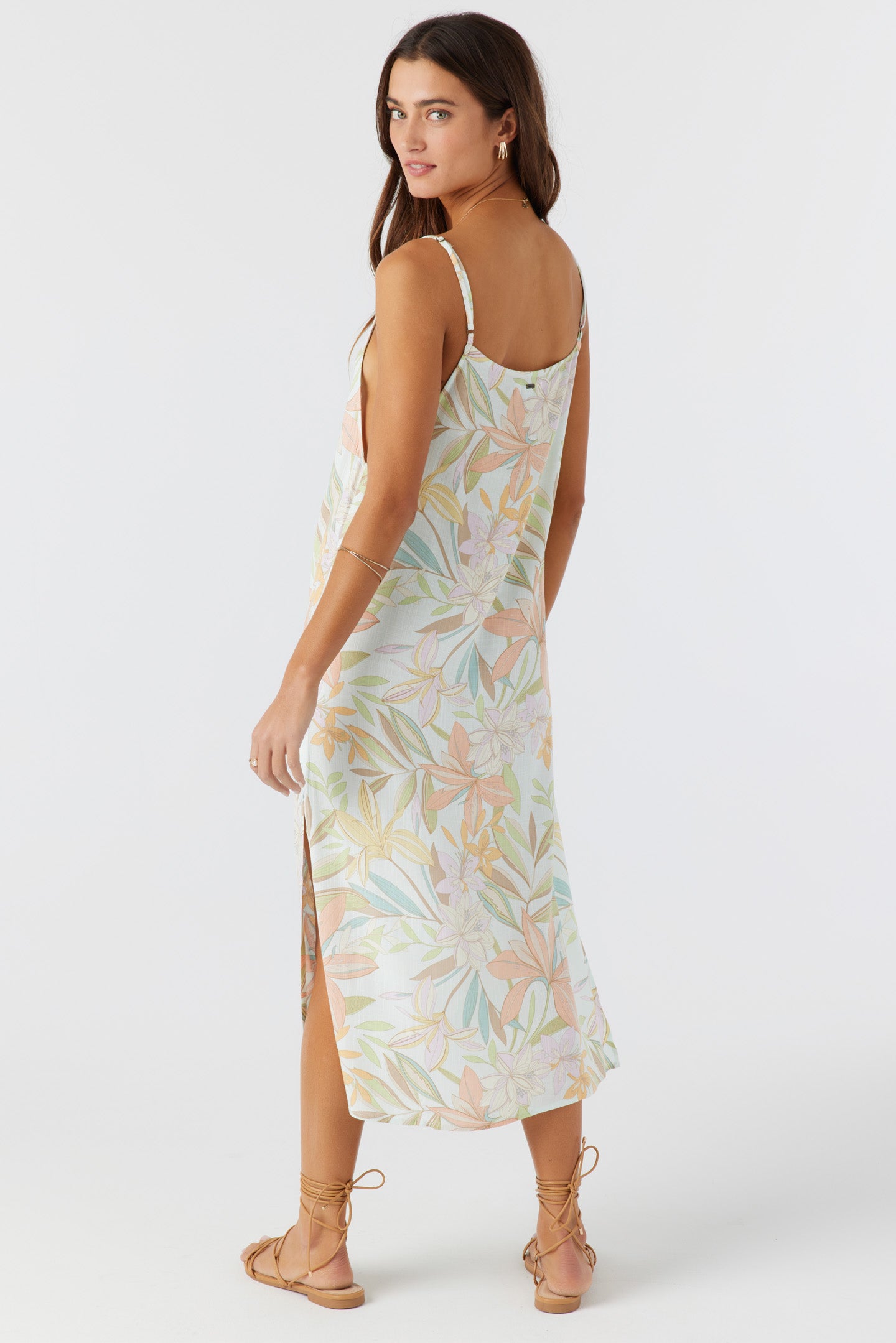 FLYNN DALIA FLORAL MIDI DRESS