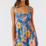 Korie Jadia Floral Button Front Mini Dress