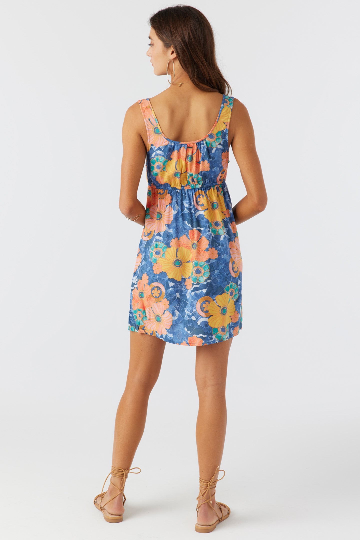 KORIE JADIA FLORAL BUTTON FRONT MINI DRESS