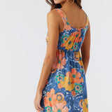 Korie Jadia Floral Button Front Mini Dress