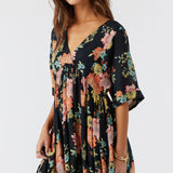 Rosemary Kali Floral Short Sleeve Dress