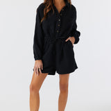 Avala Cotton Crinkle Double Gauze Romper