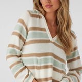 Catamaran V-Neck Hooded Sweater